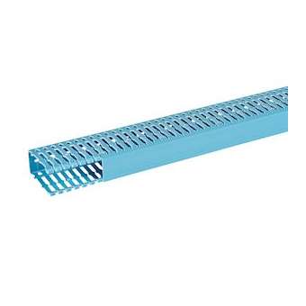 Goulotte de câblage Segma BSI - 40x80mm - Fond+couvercle - Longueur 2m -PVC Bleu|Planet wattohm-PLW33046