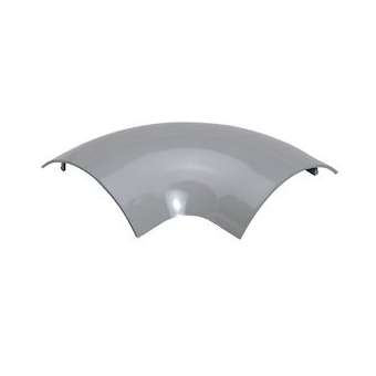 Angle à 90DEG pour passage de plancher 75mmx18mm - PVC Gris RAL7030|Planet wattohm-PLW12028