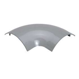 Angle à 90DEG pour passage de plancher 75mmx18mm - PVC Gris RAL7030|Planet wattohm-PLW12028