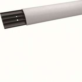 Goulotte passage de plancher officea PVC rigide h 18 x l75 RAL 7035 gris clair|Hager-HAGSL1807507035