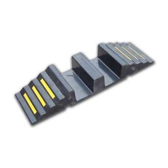 PAR070: rampe de franchissement Vehicules - 2 canaux D70mm (70x92mm) - Noir -|Cable equipements-CQSPAR070B30