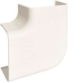 Angle plat p CLM75125 p 75mm h 125mm IK08-IK10 PVC rigide RAL9010 blanc paloma|Hager-HAGCLM751255