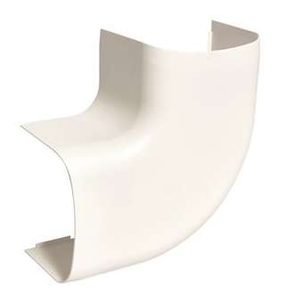 Angle plat p CLM65090 p 65mm h 90mm IK08-IK10 PVC rigide RAL 9010 blanc paloma|Hager-HAGCLM650905