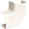 Angle plat p CLM65090 p 65mm h 90mm IK08-IK10 PVC rigide RAL 9010 blanc paloma