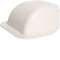 Passage de mur p CLM75125 p 75mm h 125mm IK08-IK10 PVC RAL 9010 blanc paloma