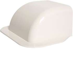 Passage de mur p CLM75125 p 75mm h 125mm IK08-IK10 PVC RAL 9010 blanc paloma|Hager-HAGCLM7512561