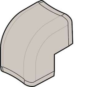 Angle extérieur p CLM30035 p30mm h35mm IK08-IK10 PVC rigide RAL9010 blanc paloma|Hager-HAGCLM300353