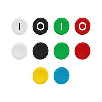 Harmony Jeu de 10 capsules de couleur et marquage différents|Schneider Electric-SCHZBA79