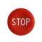 Harmony cabochon lisse STOP - rouge pour poussoir rond D22|Schneider Electric-SCHZBA434