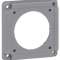 Plaque adaptation Hypra - pour socle brochage domestique/coffret de prises