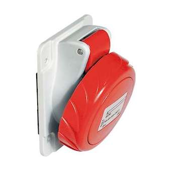 PratiKa - socle de prise inclinée -16A - 3P+T - 380-415 V CA- IP67 - à vis|Schneider Electric-SCHPKF16F734