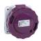 PratiKa - socle de priseindustrielle droite - 16 A - 2P - 20-25 V CA - IP67