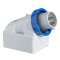 PratiKa - socle de connecteur industriel - 16 A - 2P+T - 200-250V CA - IP67