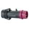 Fiche droite Hypra IP44 TBT 16A - 20V~ à 25V~ - 2P - plastique