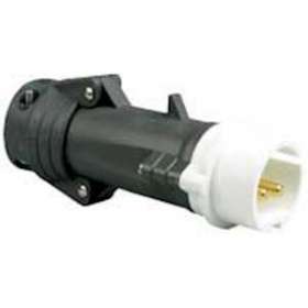 Fiche droite Hypra IP44 TBT 16A - 20V à 50V - 2P - plastique|Legrand-LEG052425