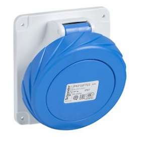 PratiKa - socle prise industrielle - 32A - IP67 - 220 - 3P - vis|Schneider Electric-SCHPKF32F723