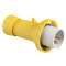 PratiKa - fiche mobile industrielle droite 32 A - 2P+T - 100..130 V CA - IP67
