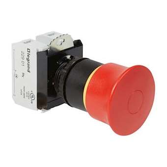 Coup de poing à accrochage non lum Osmoz complet IP69 D40 EN 418 - pousser-tire|Legrand-LEG023725