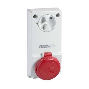 PratiKa - prise verrouillable 16 A - 3P+T - 380-415 V CA - IP65 - sur panneau|Schneider Electric-SCH82085
