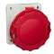 PratiKa - socle de prise industrielle - CEE 63A 4P 380V 6U - inclinée - IP67