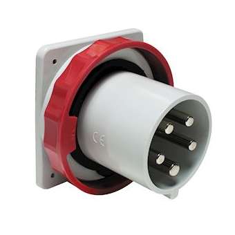 PratiKa - socle de connecteur encastré - 63A 3P+T - 380-415V - IP67 - 50-60HZ|Schneider Electric-SCH81882
