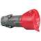 Prise mobile Hypra IP44 63A - 380V~ à 415V~ - 3P+T - plastique