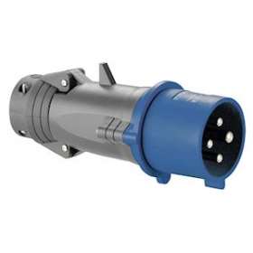 Fiche mobile droite Hypra IP44 16A - 200V~ à 250V~ - 3P+T - plastique|Legrand-LEG052043