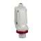 PratiKa - socle de connecteur industriel - 63 A - 3P+N+T - 380..415 V CA - IP67
