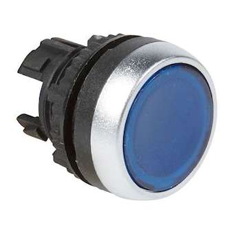 Tête à impulsion lumineuse affleurante IP69 Osmoz composable - bleu|Legrand-LEG024003