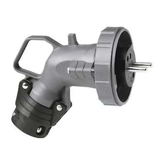 Fiche mobile coudée 2P+T à brochage domestique Hypra IP66/67-55 - 250V~|Legrand-LEG053933