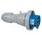 Fiche mobile droite P17 IP66/67 16A - 200V~ à 250V~ - 2P+T