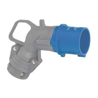 Fiche mobile coudée Hypra IP44 32A - 200V~ à 250V~ - 2P+T - plastique|Legrand-LEG052762