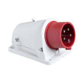 PratiKa - socle connecteur incliné -16A 3P+N+T - 380-415 V CA - en saillie- IP44|Schneider Electric-SCHPKX16W435