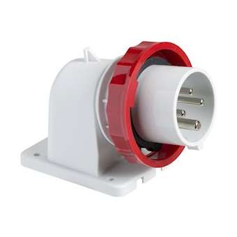 PratiKa - socle de connecteur industriel - 32 A - 3P+N+T - 380-415 V CA - IP67|Schneider Electric-SCH83871