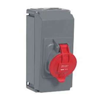 Prise saillie fixe Hypra IP44 63A - 380V~ à 415V~ - 3P+N+T - plastique|Legrand-LEG053724