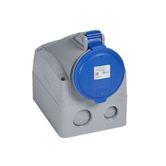 Socle saillie P17 4P+T 32A 200/250V~ IP44|Legrand-LEG555256