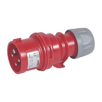 Fiche inverseur de phases P17 IP44 16A - 380V~ à 415V~ - 3P+T|Legrand-LEG057440