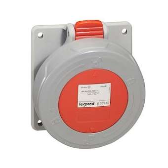 Prise à entraxes unifiés P17 IP66/67 16A - 380V~ à 415V~ - 3P+T|Legrand-LEG555388