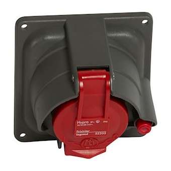 Prisinter fixe Hypra IP44/55 16A - 380V~ à 415V~ - 3P+T - plastique|Legrand-LEG052203