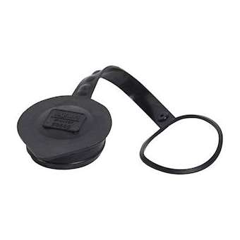 Bouchon obturateur fiche + fiche inclinée IP44 3P+N+T 32A Hypra/P17 - caoutchouc|Legrand-LEG052799