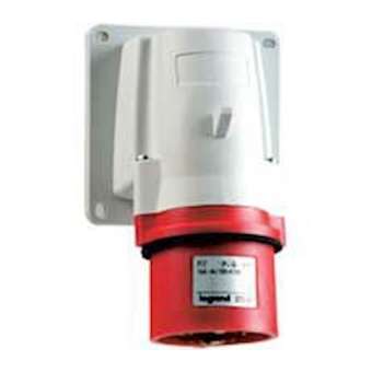 Fiche ou fiche inclinée saillie P17 IP44 16A - 380V~ à 415V~ - 3P+N+T|Legrand-LEG057589