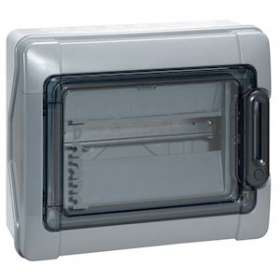 Coffret étanche Plexo³ 12 modules avec embouts à perforation directe prémontés|Legrand-LEG001921