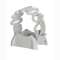 Clipsotube gris RAL7035 extensible pour tube IRLD16 et D20mm