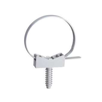 Mureva FIX - Instacables pour conduits D40-63 mm - Blanc - avec Cheville fileté|Schneider Electric-SCHENN47963