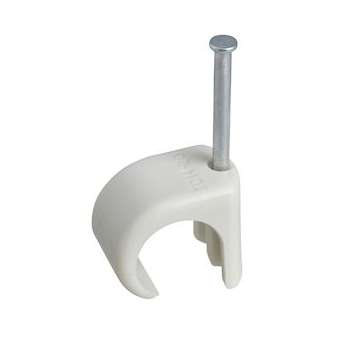 Mureva Fix - Clip à clou - conduit D14-20mm - clou D2,5-L35mm - gris|Schneider Electric-SCHIMT49002