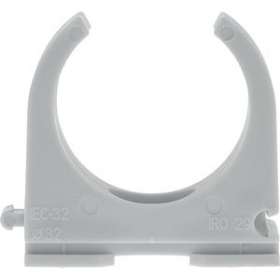 Fixe-tubes et gaines inter-connectable D 50 mm PP gris (x 50)|Bizline-BIZ300475