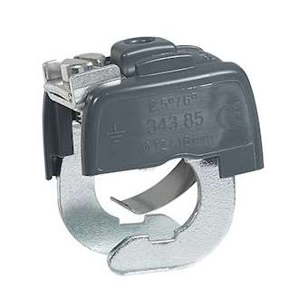 Connecteur de mise à la terre pour canalisations métalliques D12mm à D16mm|Legrand-LEG098446