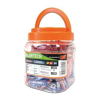 Bidon COLORTECH 6x35 & 8x50 sans vis|Spit-SPT569250