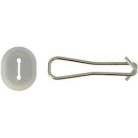 Crochet de suspension 25 mm en acier inox (x 50)|Bizline-BIZ710324