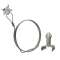 Angel GT sortie latérale N°1 (15 kg) câble 3m embout C-Clip 6mm